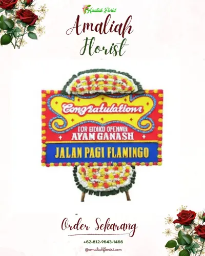 Bunga Papan Congratulation di Muara Dua